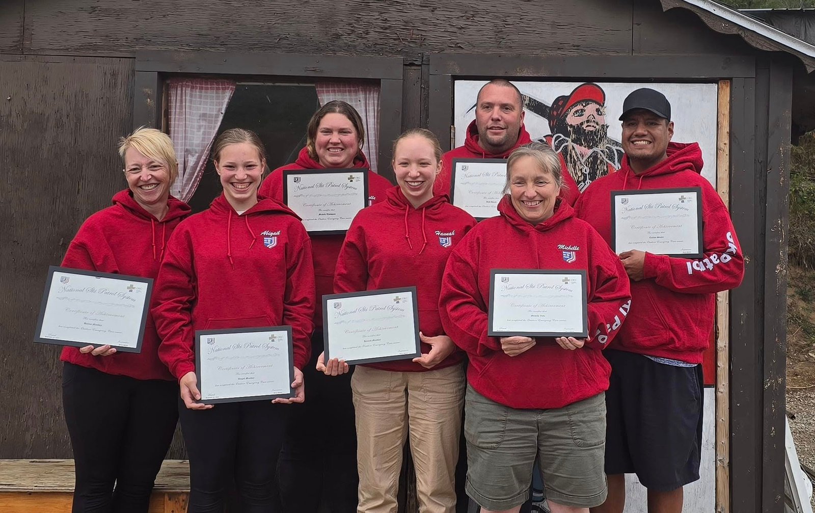 Ski patrol at Paul Bunyan Ski Hill